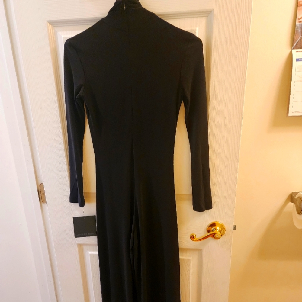 Elegant Black Long Sleeve Jumpsuit